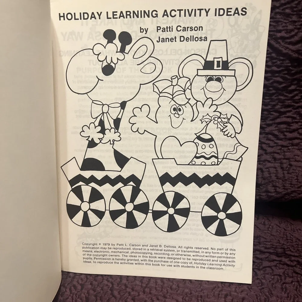 CD-013 holiday Learning Activity Ideas Reading Math Stick Out Your Neck 1979 New